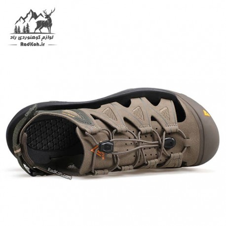 صندل ساحل نوردی مردانه هومتو مدل humtto 750545A-1 رنگ خاکی