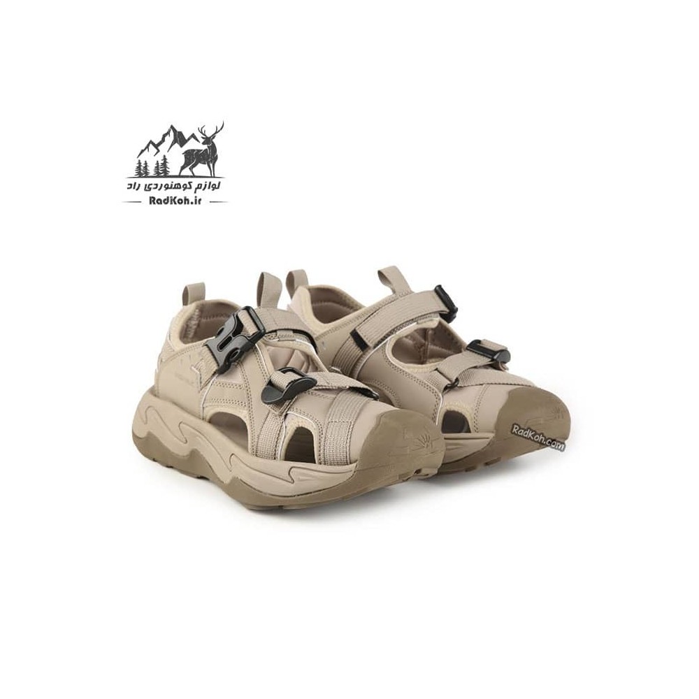 صندل پیاده روی و آب نوردی مردانه اسنوهاک مدل SKYE کد SH-1213M رنگ خاکی روشن