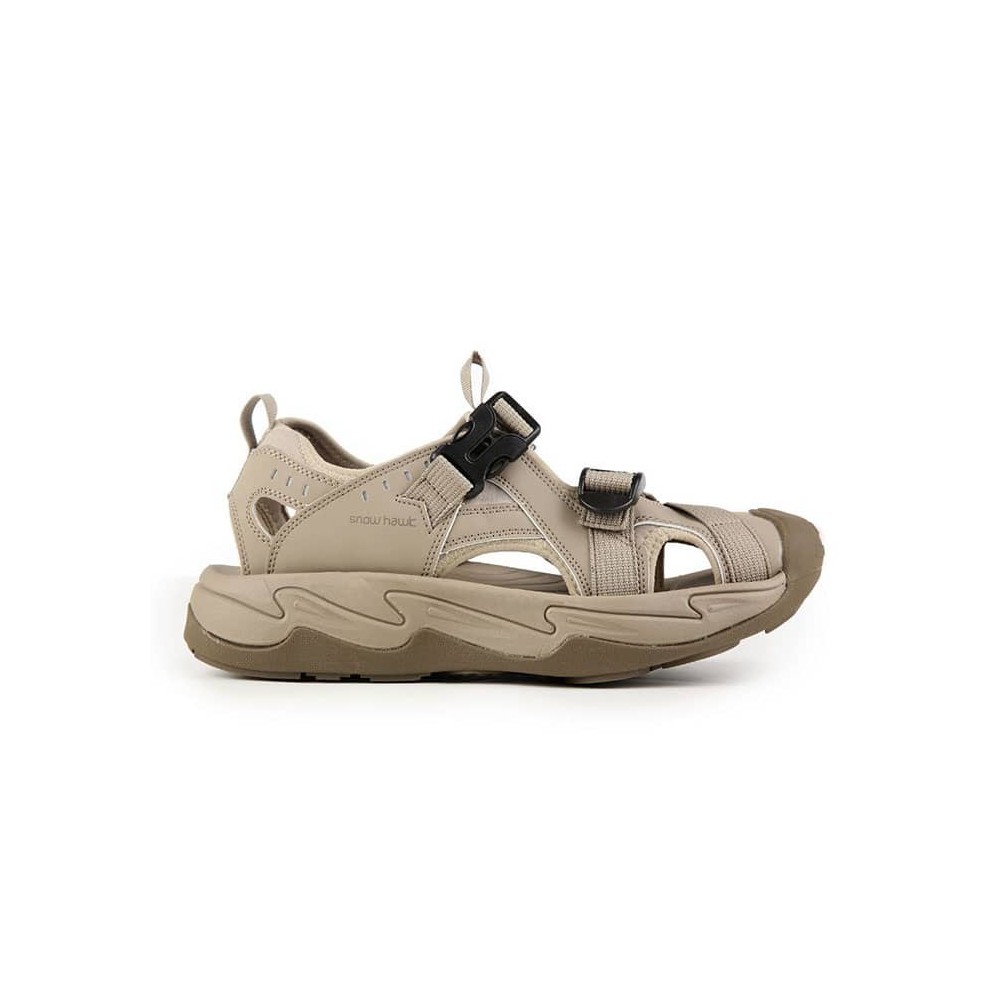 صندل مردانه اسنوهاک مدل SKYE کد SH-1213M رنگ خاکی روشن