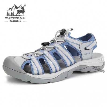 صندل مردانه کلارتس مدل Clorts 3I016D رنگ خاکستری/آبی