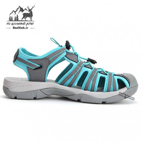 صندل پیاده روی زنانه کلارتس مدل Clorts 3I016E رنگ خاکستری/سبز