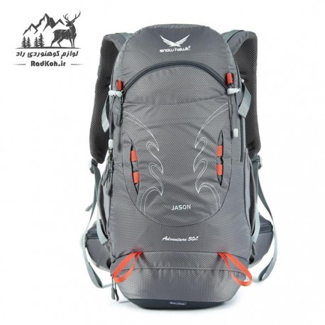 کوله پشتی 30 لیتری اسنوهاک KA-1869 رنگ طوسی