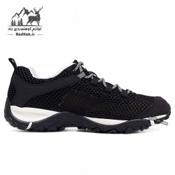کفش توری مخصوص پیاده روی مردانه هامتو مدل 120794A-6 رنگ مشکی/سفید