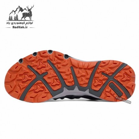 کفش هامتو مردانه مدل 620829A-5 رنگ خاکستری تیره/نارنجی