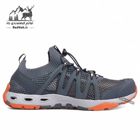 کفش ساحل نوردی مردانه هومتو مدل humtto 620829A-5 رنگ خاکستری تیره/نارنجی