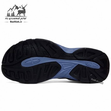 صندل هامتو زنانه مدل 710445B-25 رنگ طوسی/سرمه ای