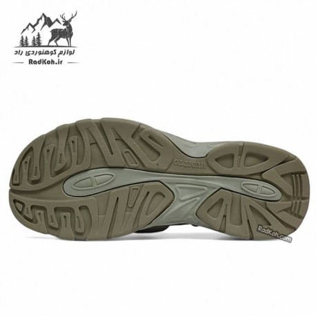 صندل هامتو زنانه مدل 710445B-28 رنگ سبز زیتونی