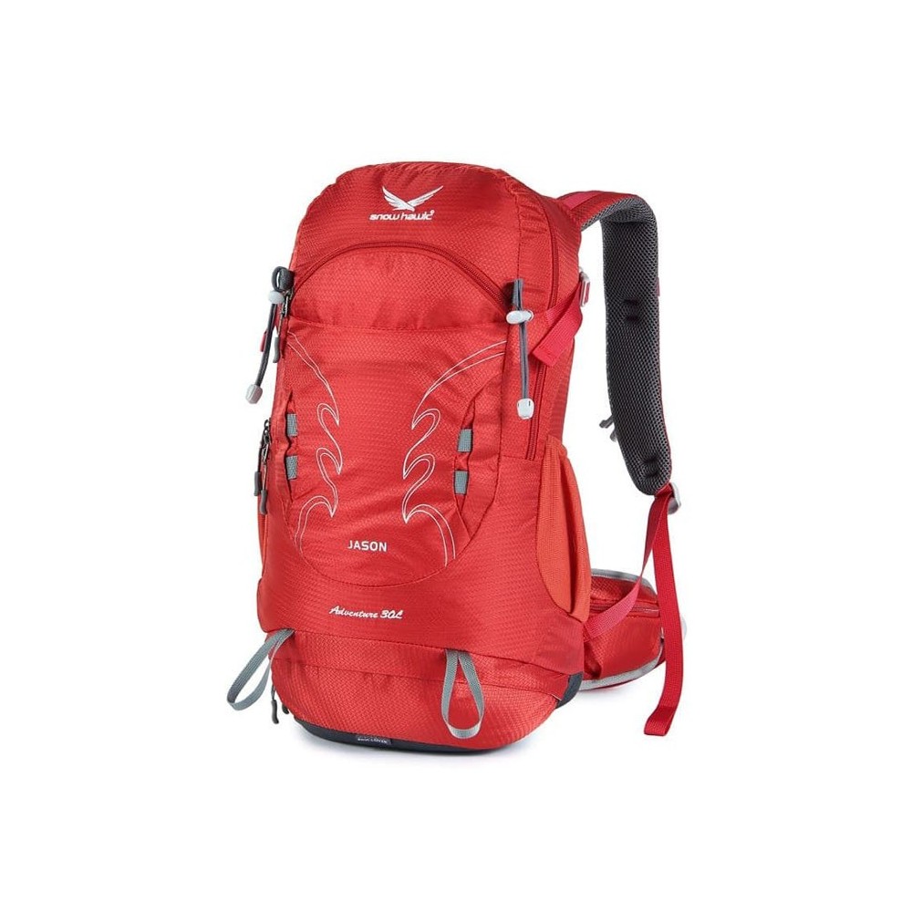 خرید کوله پشتی کوهنوردی 30 لیتری snowhawk KA-1869 رنگ قرمز