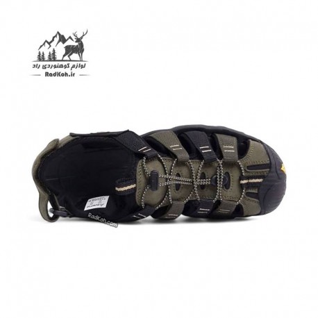 صندل پیاده روی مردانه هامتو مدل 710445A-8 رنگ سبز/مشکی