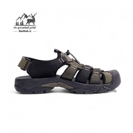 صندل مردانه مدل 710445A-8 رنگ سبز/مشکی