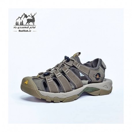 صندل رانینگ مردانه هامتو مدل 710445A-13 رنگ سبز زیتونی