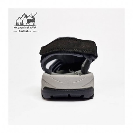 صندل طبیعت گردی مردانه هومتو مدل 710445A-16 رنگ مشکی/خاکستری تیره