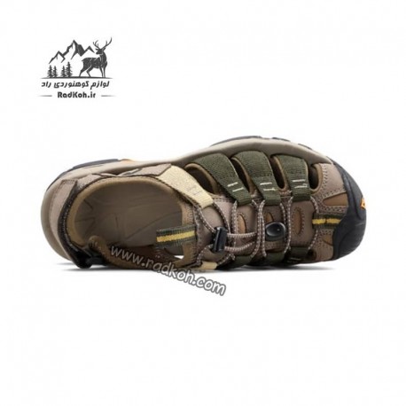 صندل هامتو مدل 710445B-4 رنگ خاکی/سبز