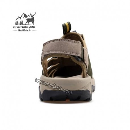 صندل زنانه مدل humtto 710445B-4 رنگ خاکی/سبز