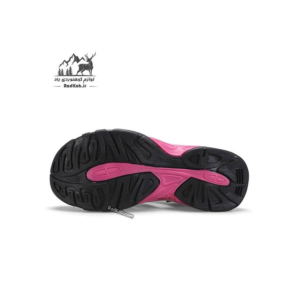 صندل زنانه مدل 710445B-7 زرشکی تیره