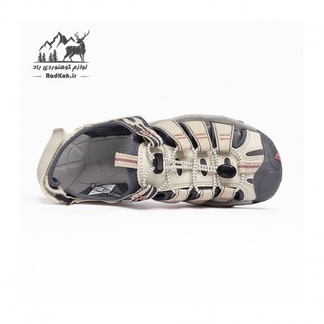 صندل زنانه مدل 710445B-15 رنگ بژ/خاکستری