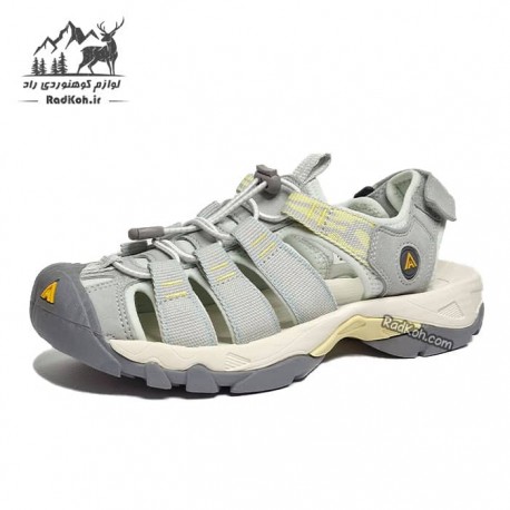 صندل پیاده روی هامتو زنانه مدل 710445B-17 رنگ طوسی/آبی یخی