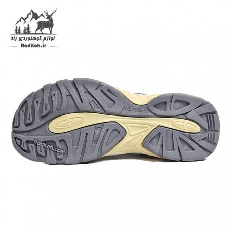 صندل زنانه هامتو مدل 710445B-17 رنگ طوسی/آبی یخی