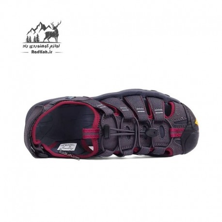 صندل آب نوردی هامتو زنانه مدل 710445B-22 رنگ خاکستری/زرشکی