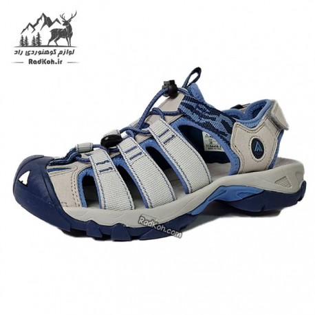 صندل پیاده روی هامتو زنانه مدل 710445B-27 رنگ طوسی/آبی