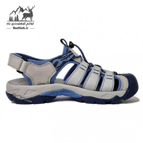 صندل طبیعت گردی هومتو زنانه مدل 710445B-27 رنگ طوسی/آبی