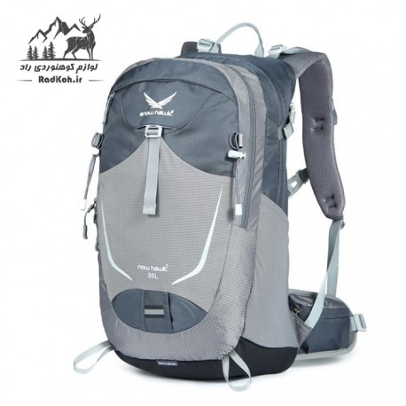 کوله پشتی کوهنوردی 30 لیتری snowhawk KA-1752 رنگ طوسی