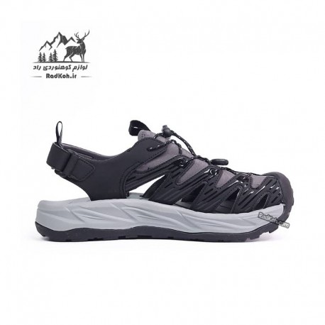 صندل پیاده روی همتو مردانه مدل 750303A-9 رنگ مشکی/خاکستری