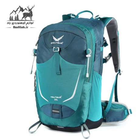خرید کوله پشتی کوهنوردی 30 لیتری snowhawk KA-1752 رنگ سبز