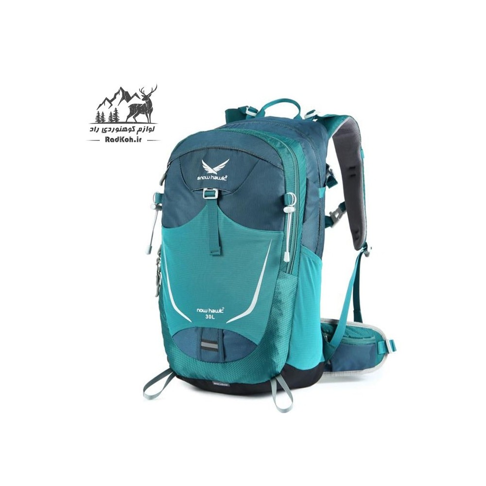 خرید کوله پشتی کوهنوردی 30 لیتری snowhawk KA-1752 رنگ سبز