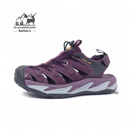 صندل پیاده روی زنانه هامتو مدل 750303B-10 رنگ بنفش(بادمجانی)
