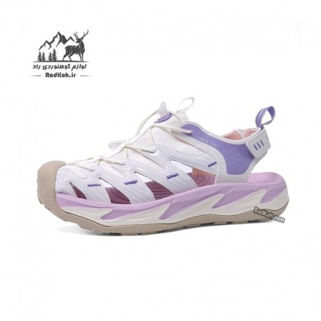 صندل پیاده روی هامتو زنانه مدل 750303B-11 رنگ سفید/یاسی(بنفش)