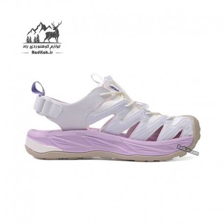 صندل طبیعت گردی هومتو زنانه مدل 750303B-11 رنگ سفید/یاسی(بنفش)