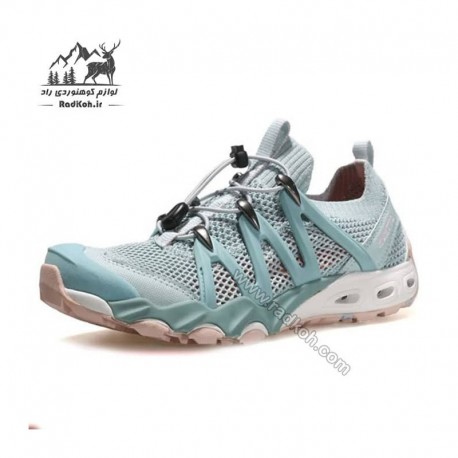 کفش رانینگ هامتو زنانه مدل 1-620829B رنگ آبی فیروزه ای