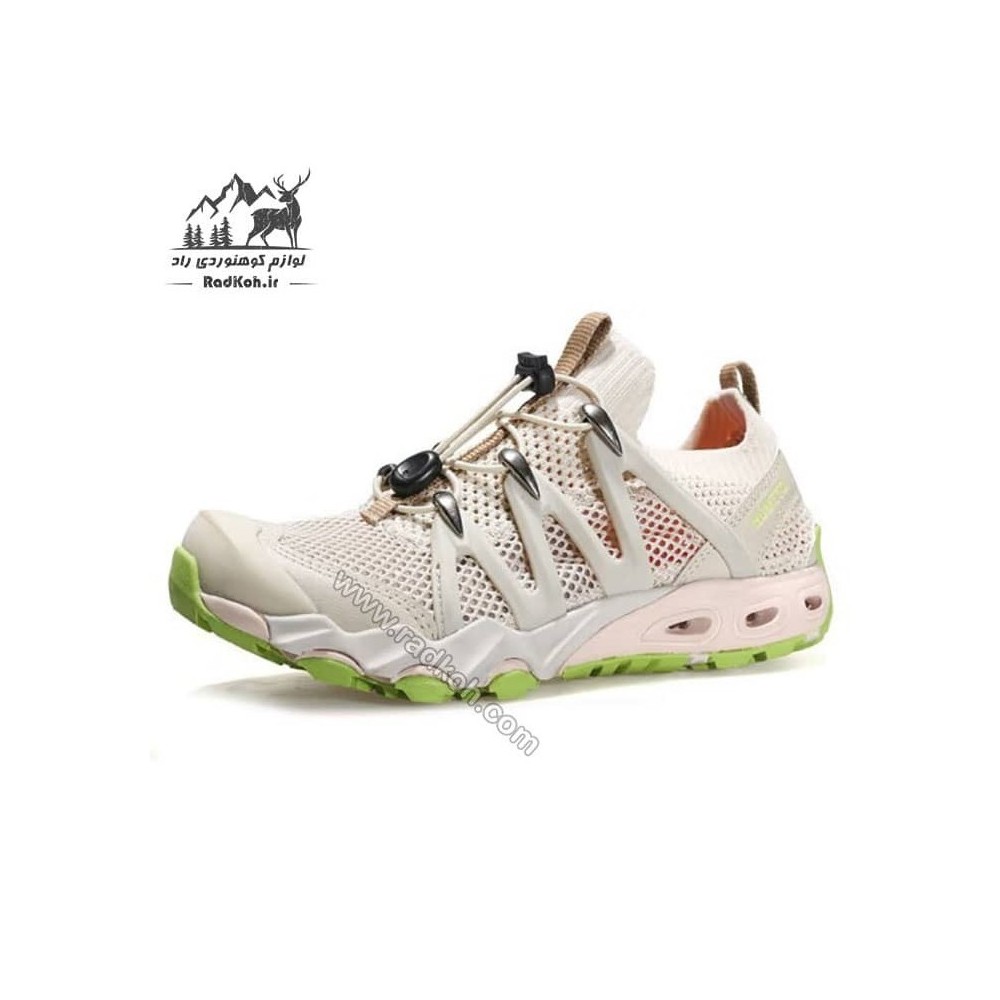 کفش آبنوردی زنانه هامتو مدل 620829B-2 رنگ کرم(بژ)/سبز