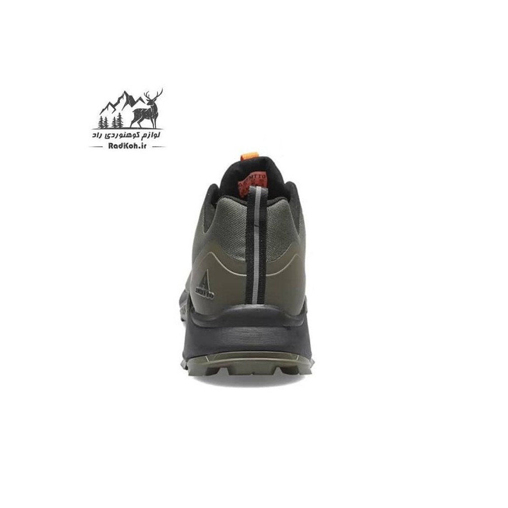 کفش پیاده روی مردانه هامتو 110396A-3 رنگ سبز زیتونی