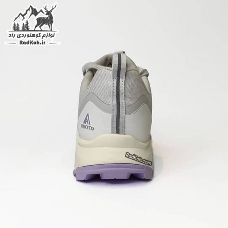 کفش زنانه طبیعت گردی هامتو مدل 110396B-14 رنگ طوسی/بنفش