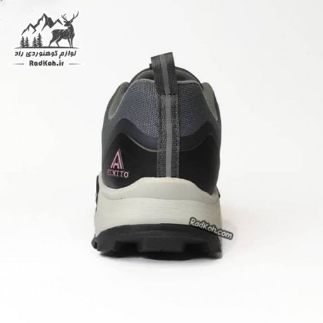 کفش هامتو طبیعت گردی زنانه مدل 110396B-15 خاکستری تیره/صورتی