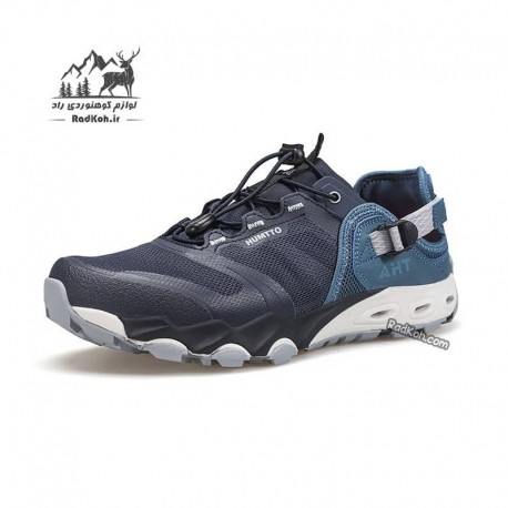 کفش صندل مردانه هامتو مدل 630551A-2 رنگ سرمه ای/آبی فیروزه ای