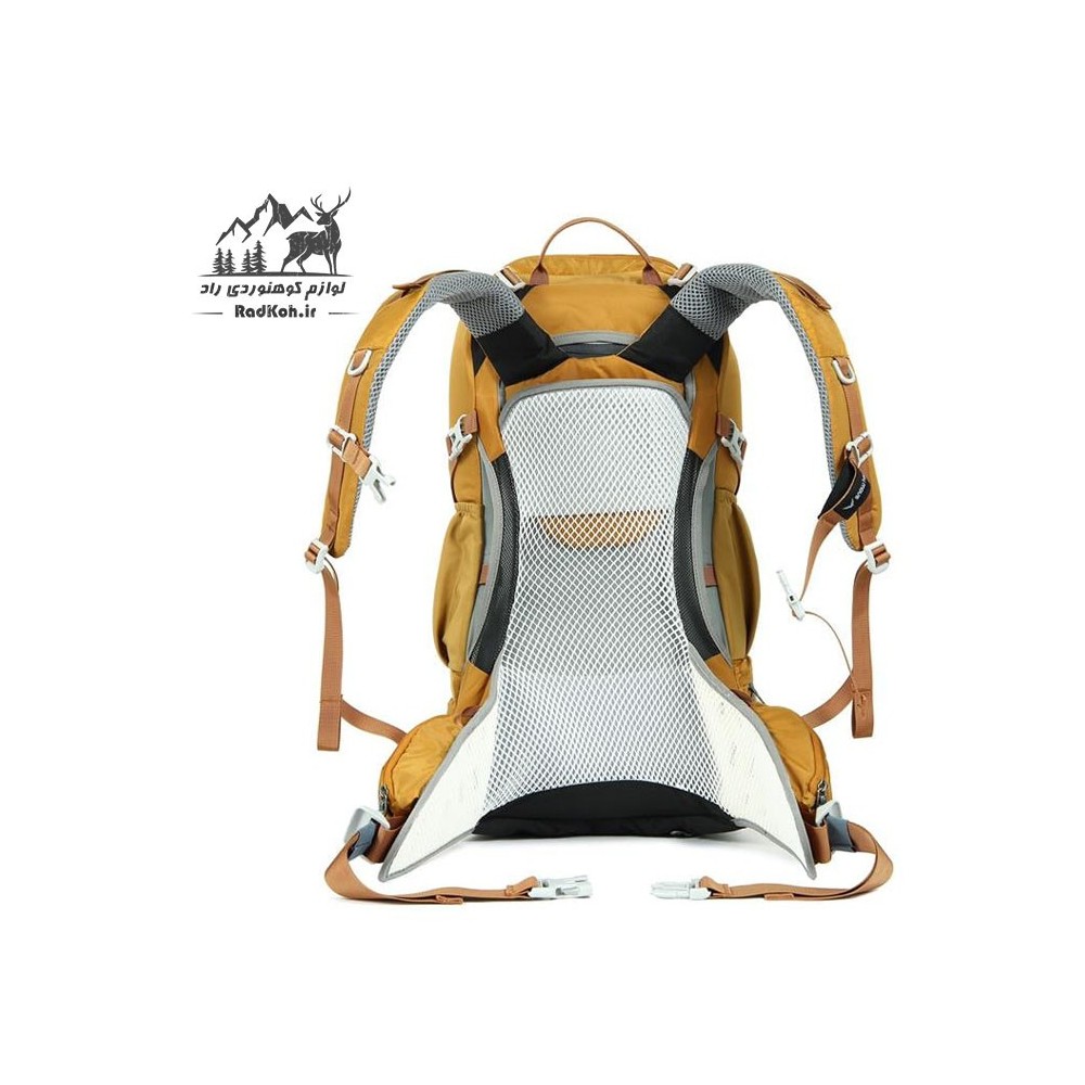 کوله پشتی طبیعت گردی 38 لیتری snowhawk KA-1713 رنگ خردلی