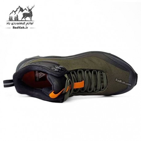 کفش هامتو ساقدار زنانه مدل 210500B-5 رنگ سبز/مشکی