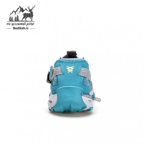 کفش صندل همتو زنانه مدل humtto 630551B-9 رنگ خاکستری تیره/آبی فیروزه ای