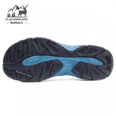 خرید صندل هامتو مردانه مدل 710442A-5 رنگ خاکستری/مشکی