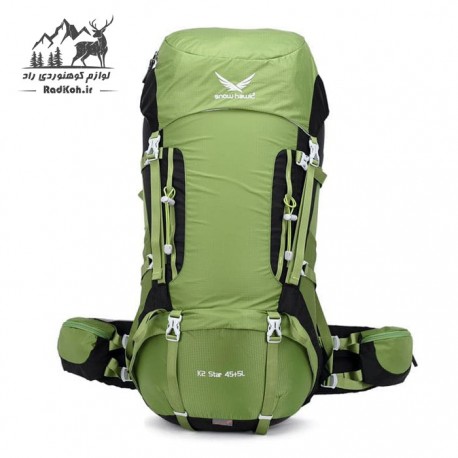 کوله پشتی 45+5 لیتری snowhawk k2-Star رنگ سبز