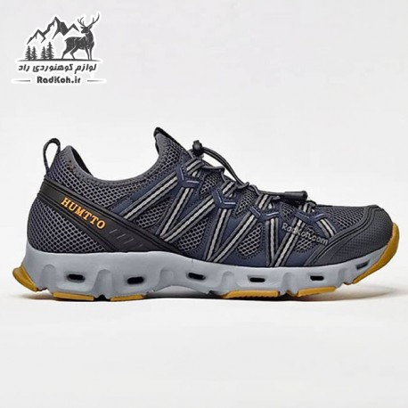 کفش مردانه هامتو مدل 610049A-12 رنگ خاکستری/خردلی