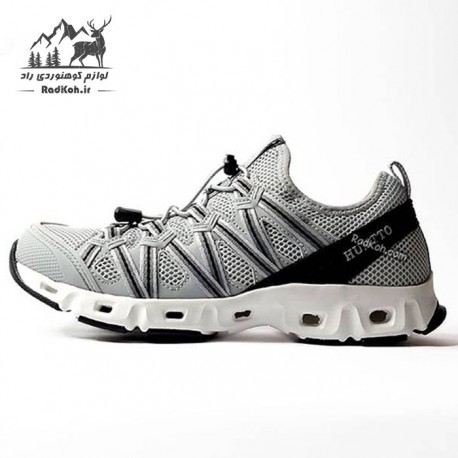 کفش صندل مردانه هامتو مدل 610049A-13 رنگ طوسی/مشکی