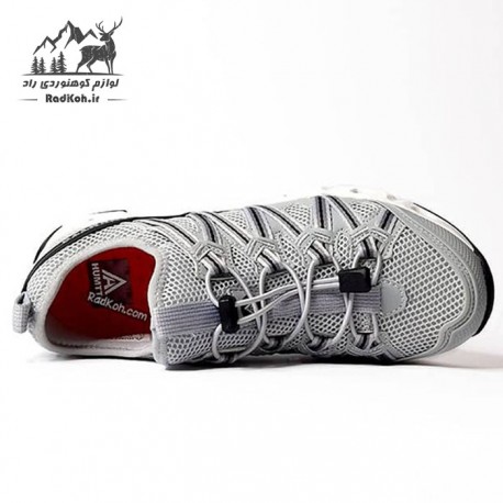 صندل مردانه هامتو مدل humtto 610049A-13 رنگ طوسی/مشکی