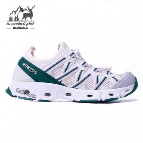 کفش آبنوردی زنانه هامتو مدل 610049B-10 رنگ سفید/سبز
