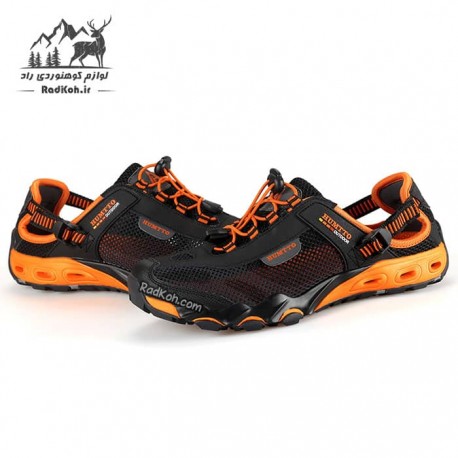 کفش مردانه هامتو مدل HT1605-3 رنگ مشکی/نارنجی