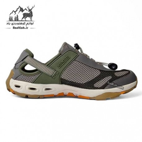 صندل هامتو مردانه مدل HT1605-9 رنگ خاکستری/سبز