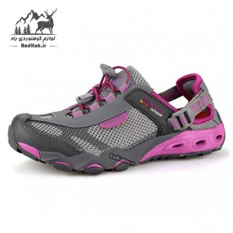 کفش آبنوردی زنانه هامتو مدل 4-2605 رنگ خاکستری/بنفش